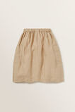 Linen Midi Skirt    hi-res