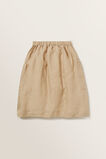 Linen Midi Skirt    hi-res