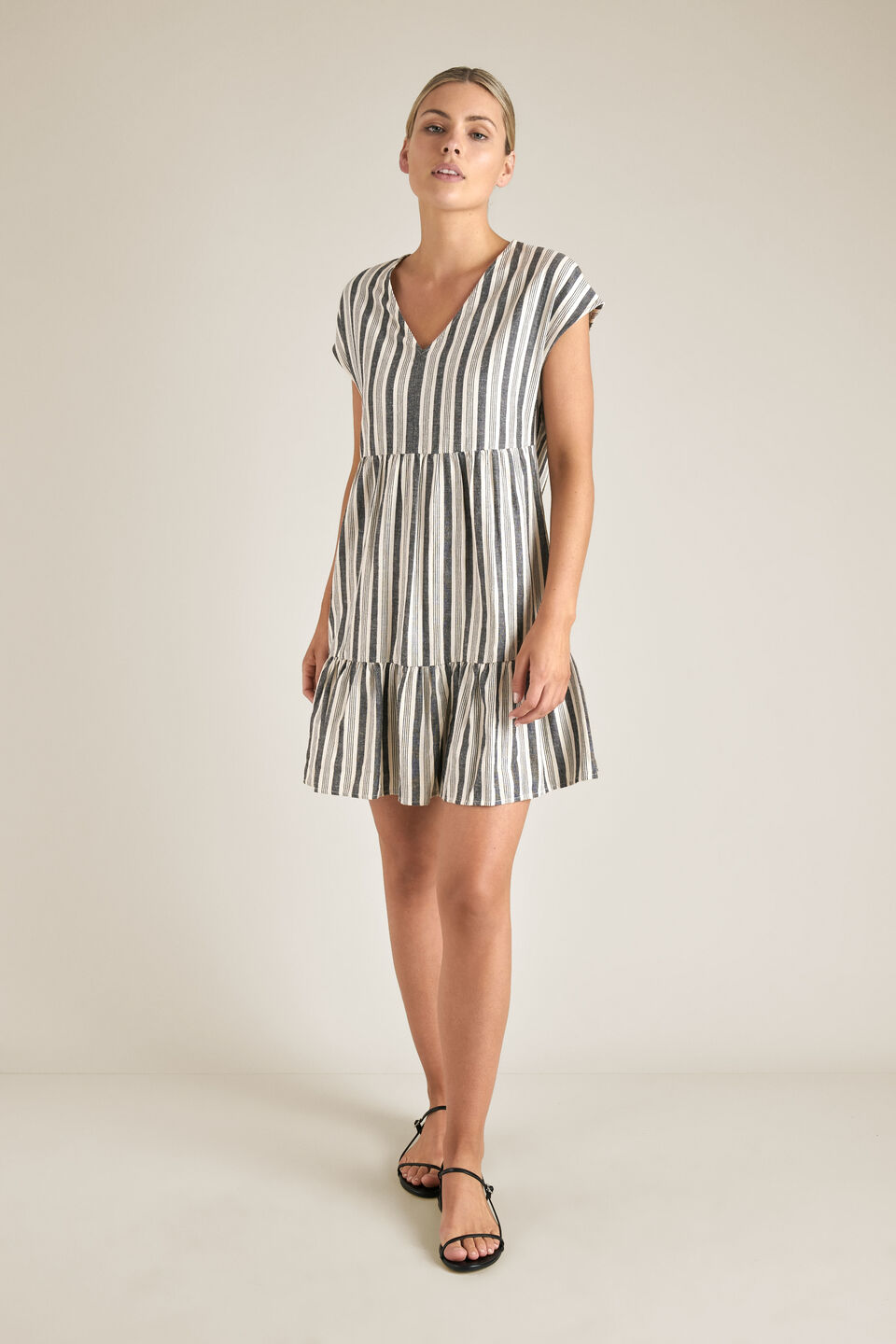 Variegated Stripe Dress  Stripe