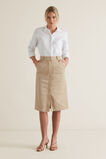 Patch Pocket Midi Skirt    hi-res