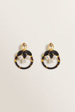 Circle Stone Earrings    hi-res