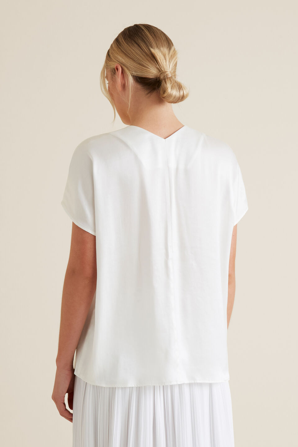 Pleat Front Top  