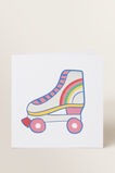 Small Rollerblade Card    hi-res