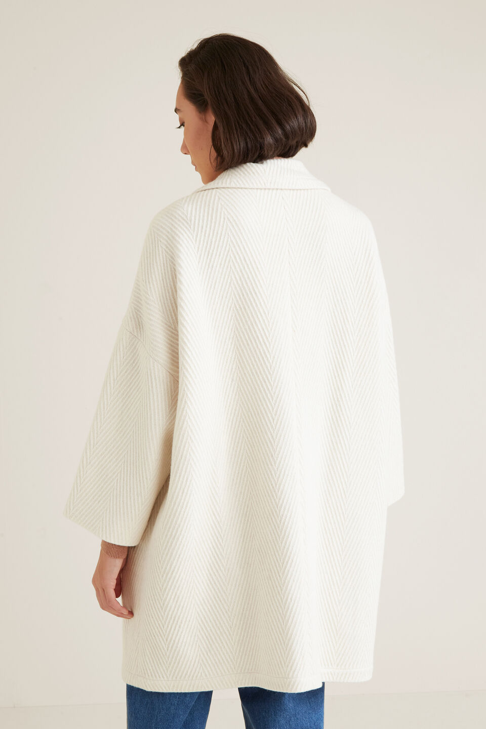 Textured Relaxed Coat  