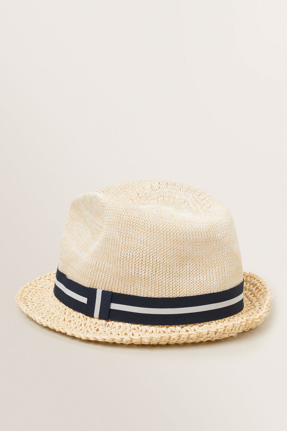 Woven Trilby Hat  