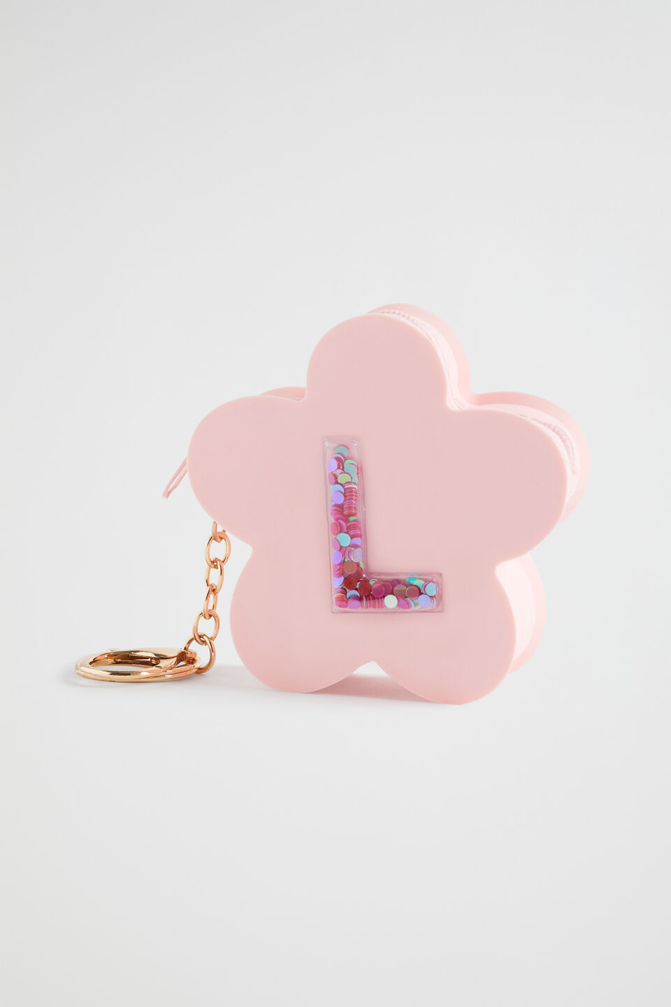 Silicone Initial Keyring  L