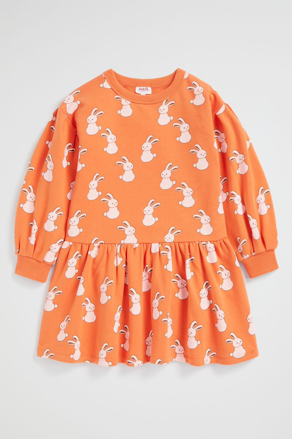 Bunny Yardage Dress  Apricot