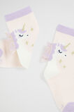 Unicorn Fringe Sock  Softest Pink  hi-res