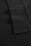 Cable Knit Gilet  Black  hi-res