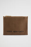 Knitted Logo Pouch  Deep Brass  hi-res