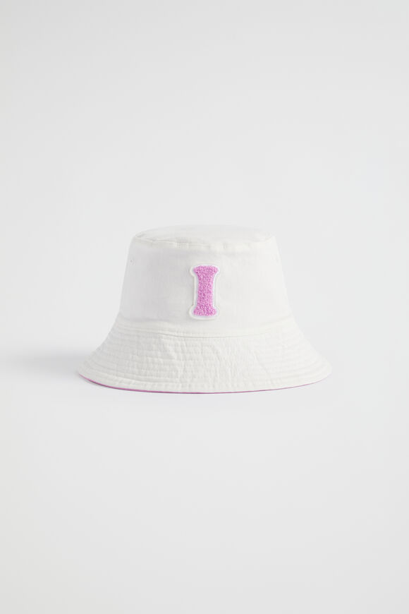 Reversible Initial Bucket Hat  I  hi-res