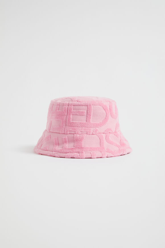 Seed Logo Terry Sun Hat  Candy Pink  hi-res