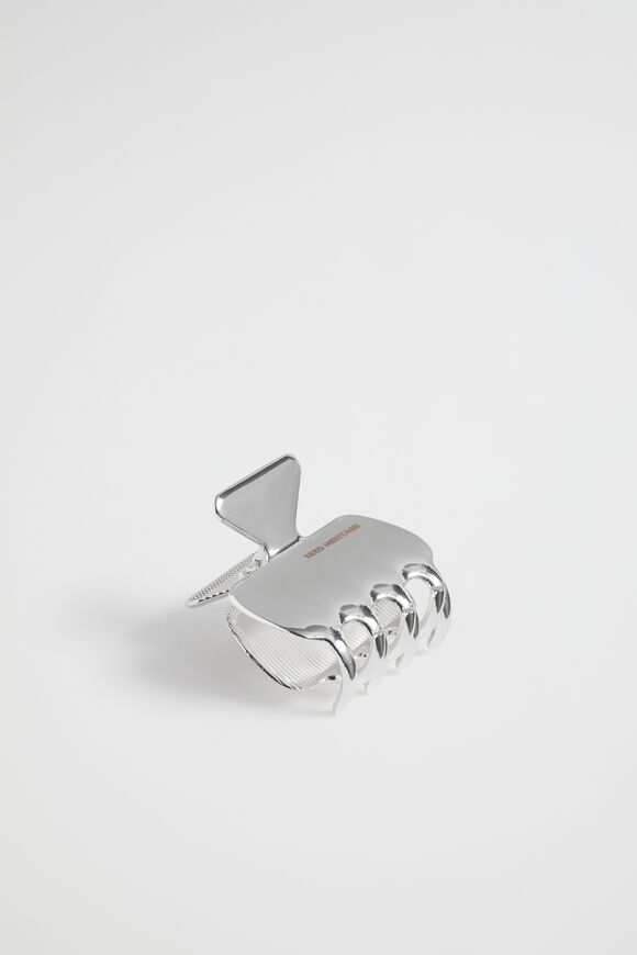 Small Metal Claw Clip  Silver  hi-res