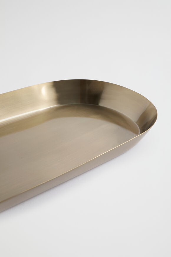 Monte Long Tray  Brushed Gold  hi-res