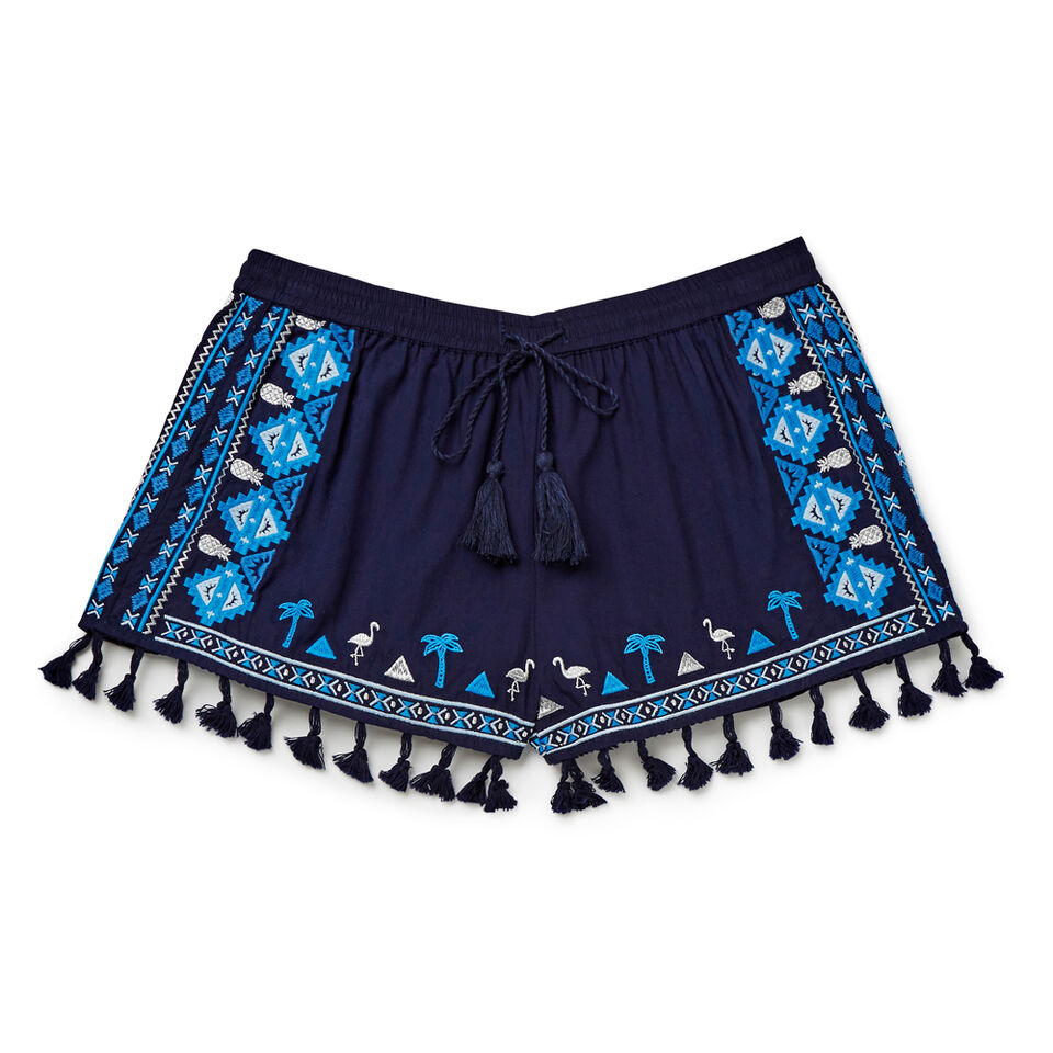 Embroidered Short  