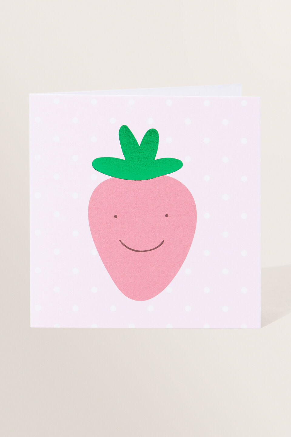 Small Strawberry Card  Multi