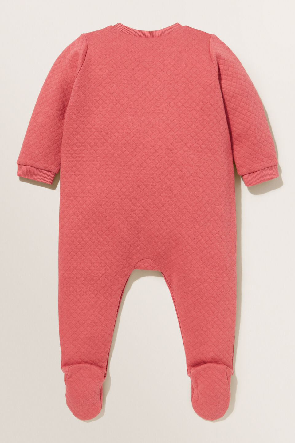 Quilted Pocket Jumpsuit  Strawberry Jam