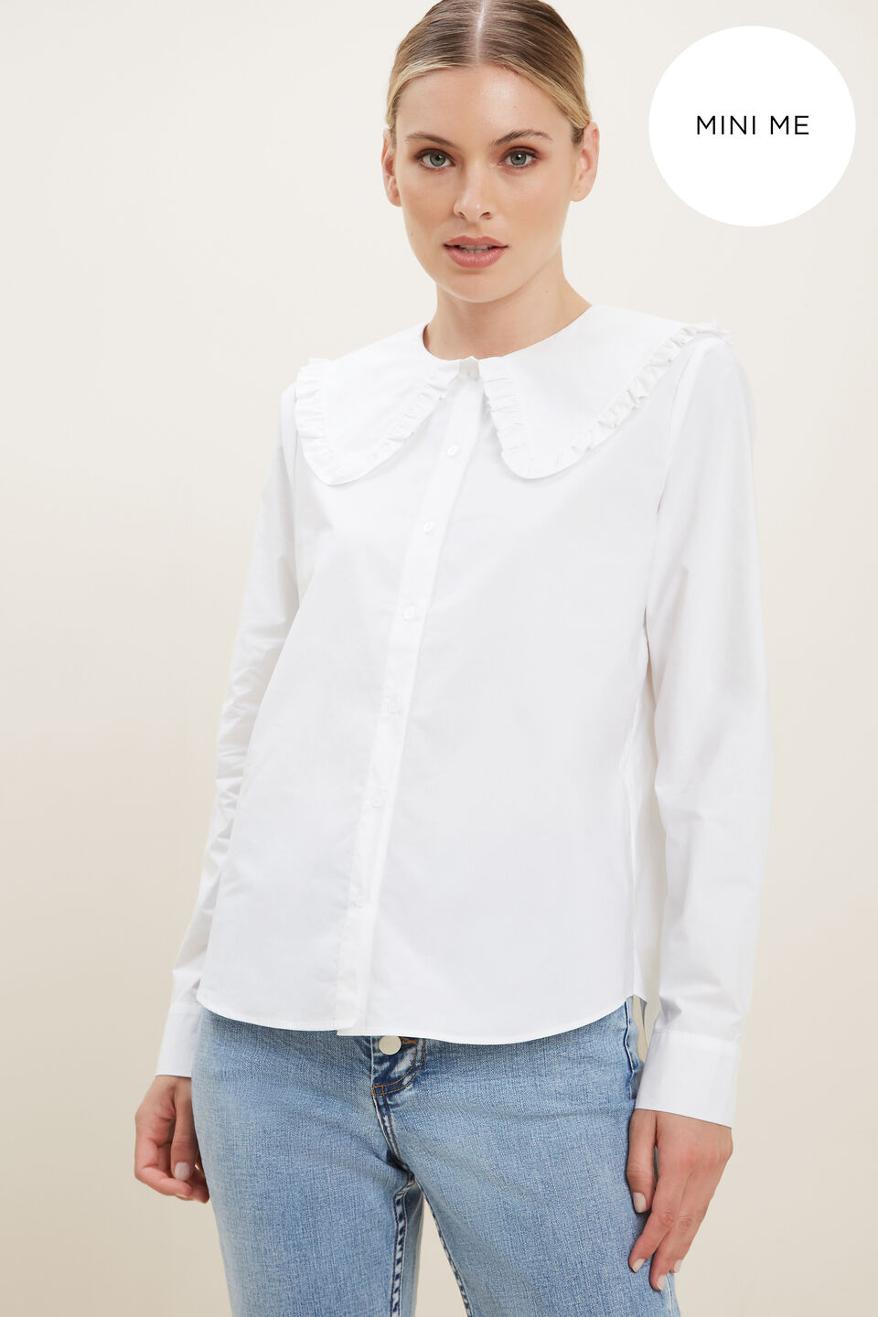 Vintage Collar Shirt  Whisper White