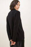 High Neck Wool Sweater  Black  hi-res