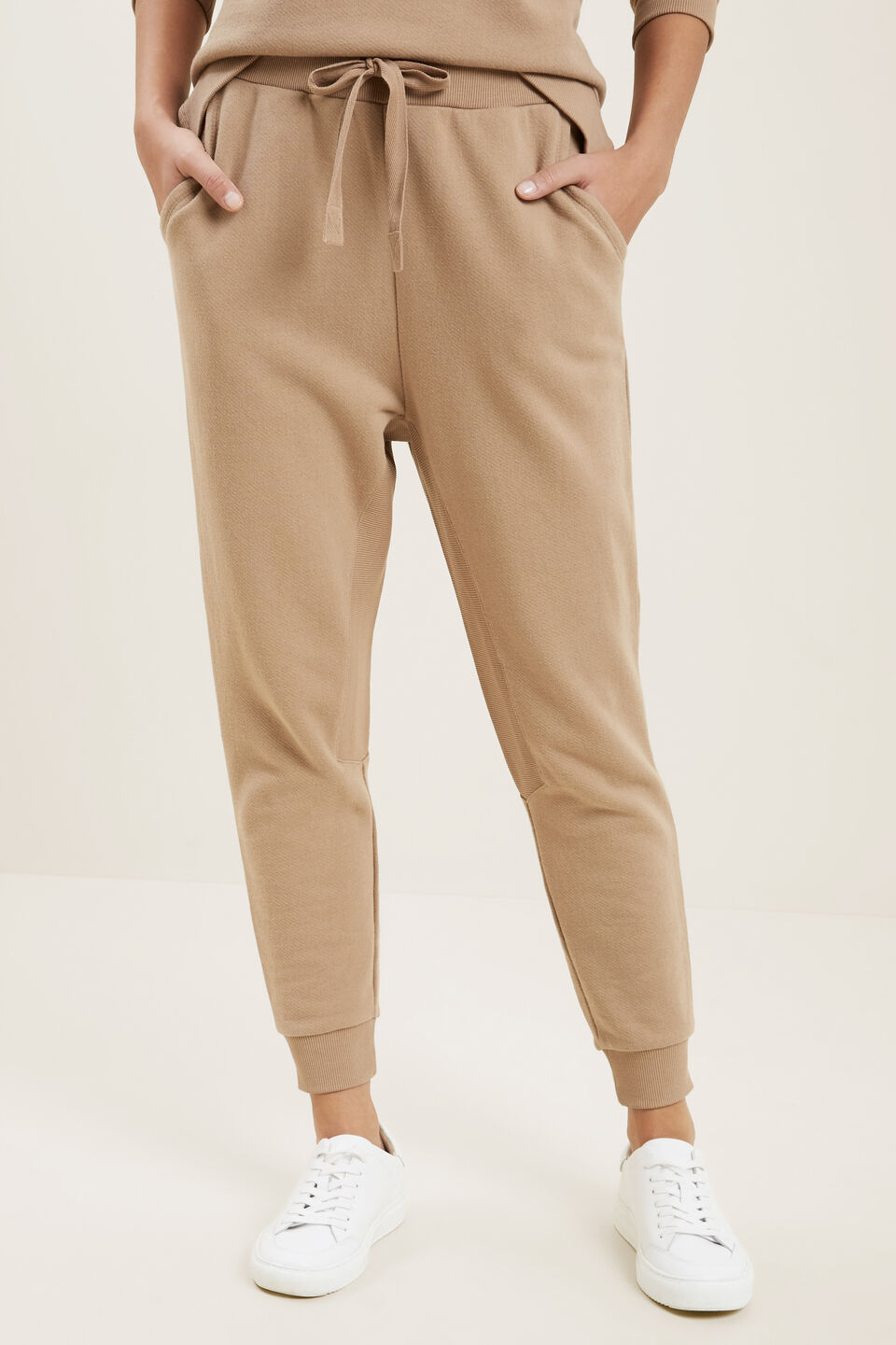 Relaxed Drop Crotch Pant  Honey Dew