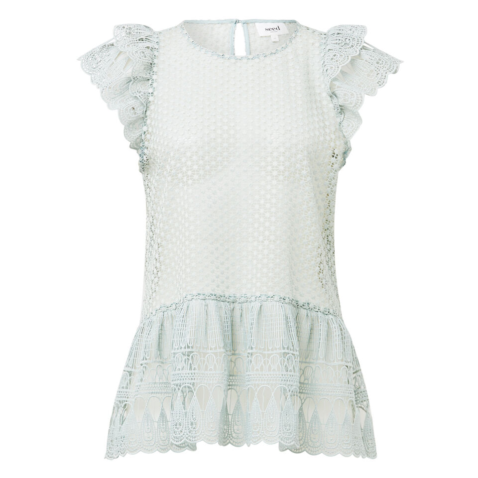 Lace Frill Top  