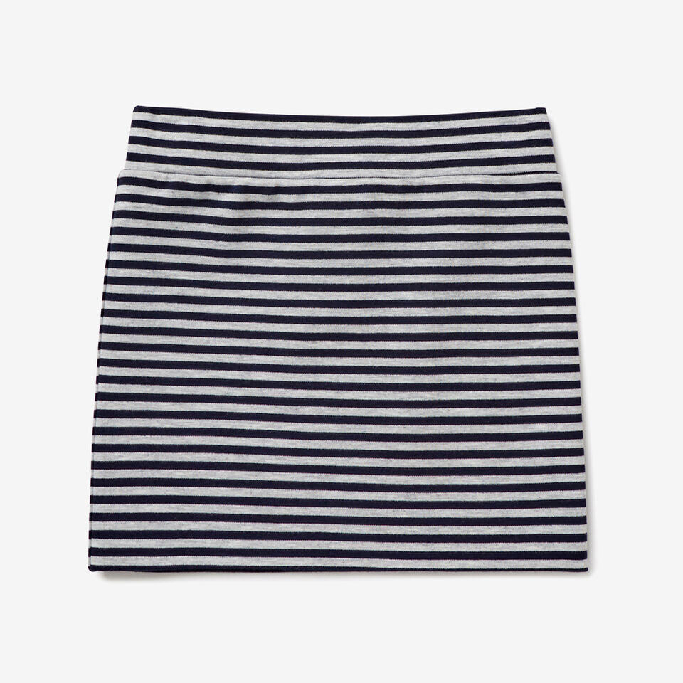 Stripe Jersey Skirt  