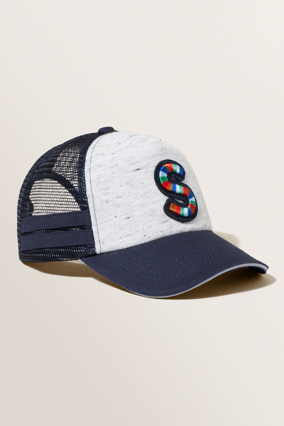Embroidered Initial Cap  S