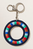 Embroidered Initial Keyring  O  hi-res