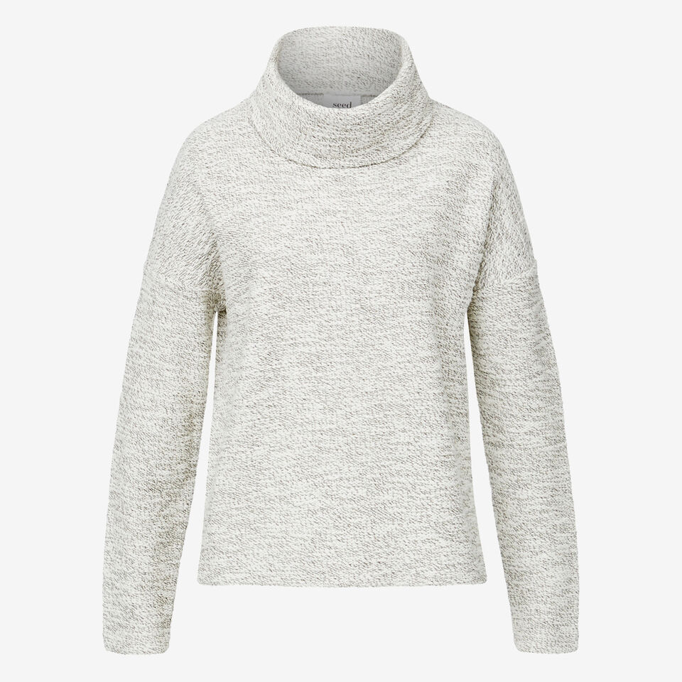 Speckle Roll Neck Top  
