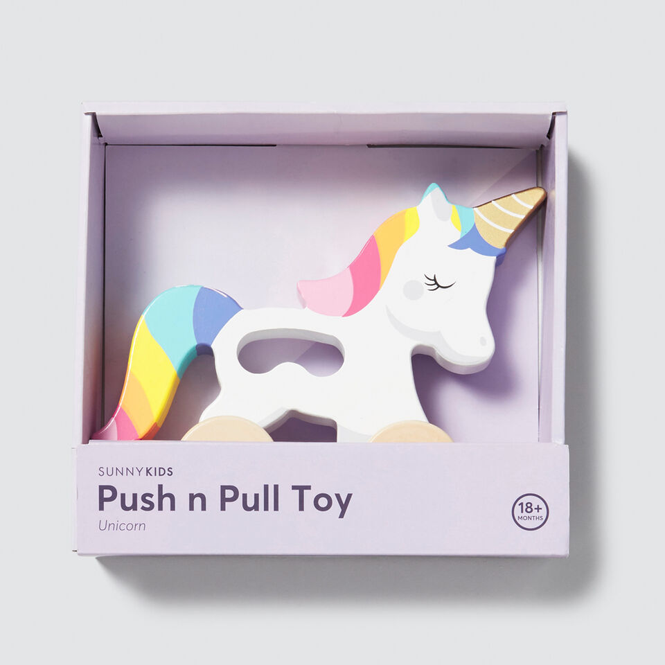 Unicorn Push N Pull Toy  