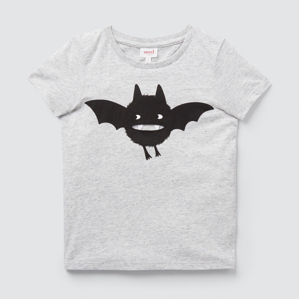 Bat Print Tee  