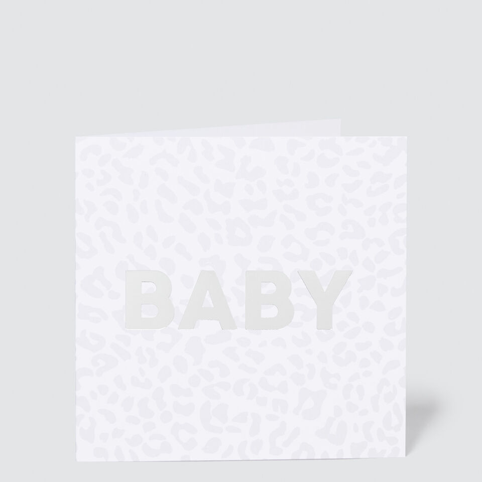 Ocelot Baby Card  