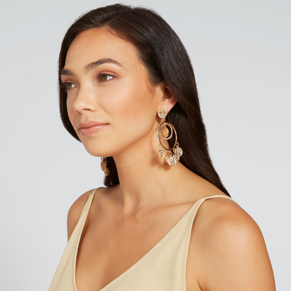 Coin Statement Earrings  9