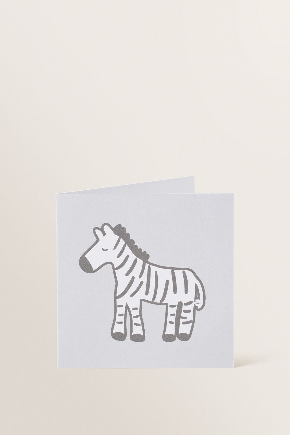 Small Zebra Card  