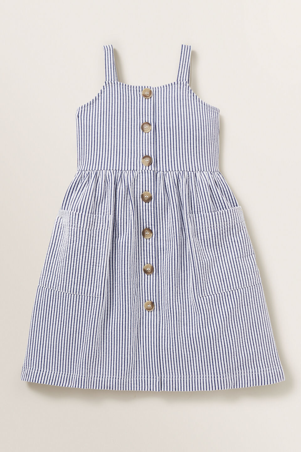 Stripe Pocket Dress  