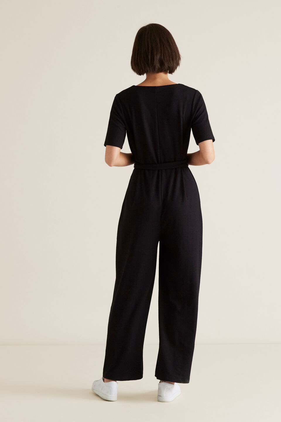 Ribbed Jersey Jumpsuit  