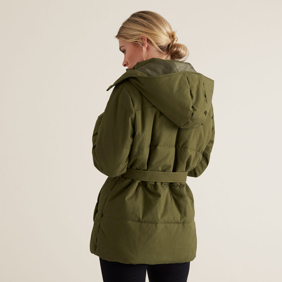 Belted Puffer Jacket  