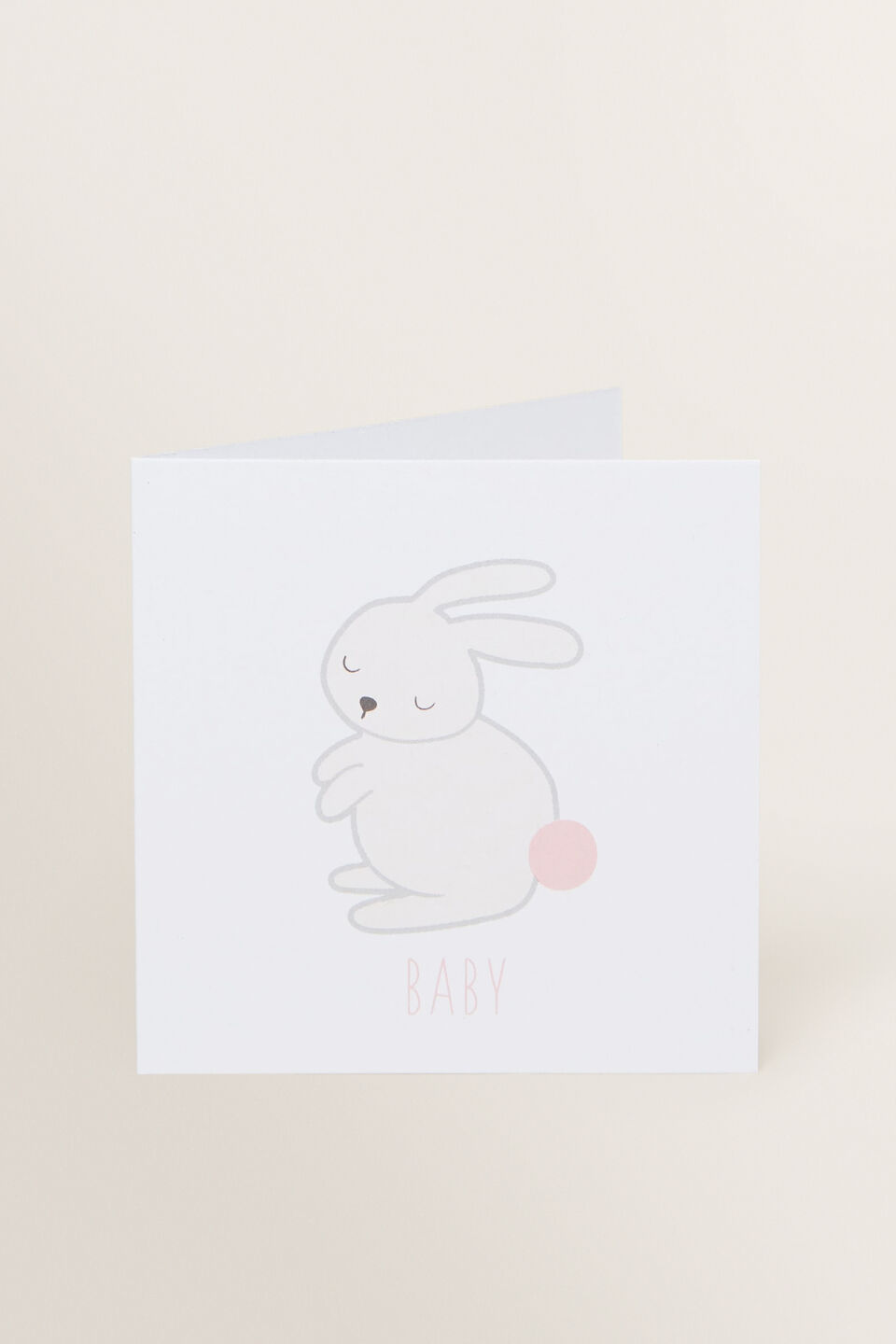 Small Baby Bunny Card  Multi