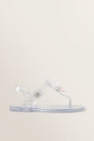 Silver Jelly Sandals    hi-res