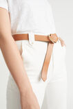 Ava Leather Ring Belt  Toffee  hi-res
