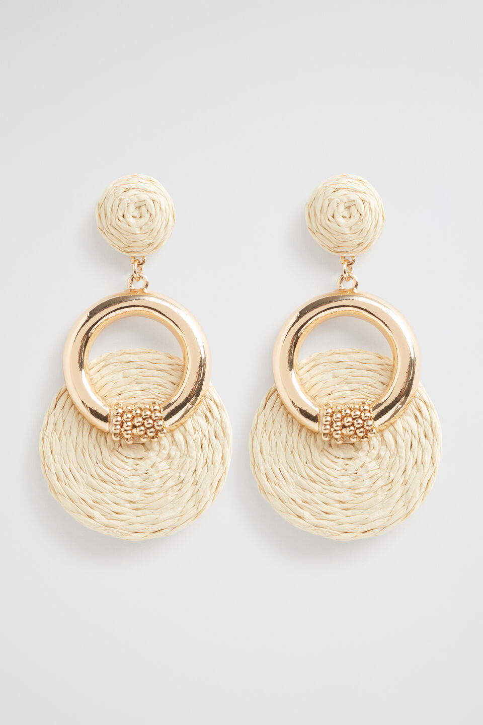 Natural Tier Earring  Natural Gold