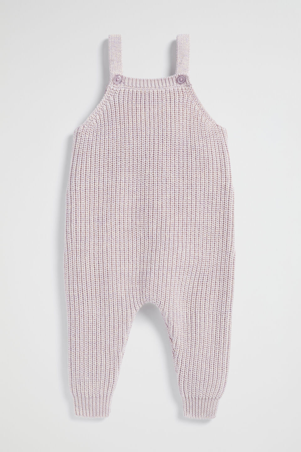 Mixy Knit Overall  Pale Orchid