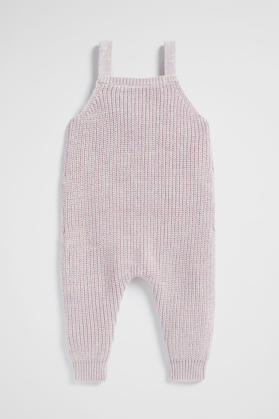 Mixy Knit Overall  Pale Orchid