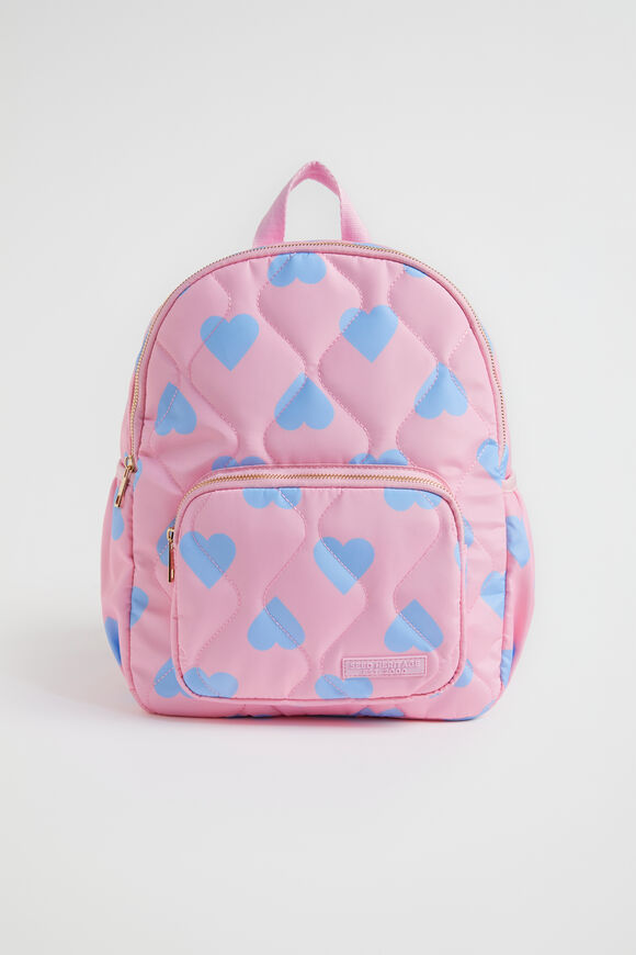 Quilted Initial Backpack  Plain  hi-res
