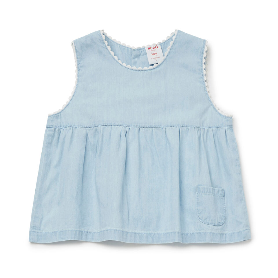 Chambray Swing Top  