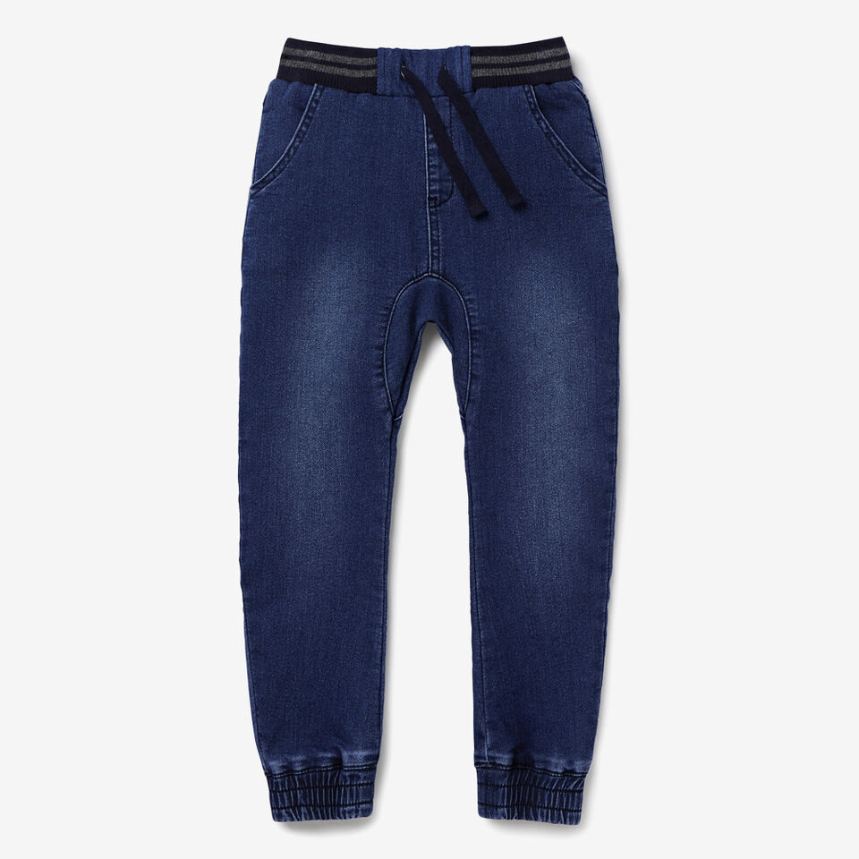 Denim Terry Jogger  