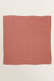 Textured Knit Blanket  Faded Rose  hi-res