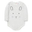 Stripe Bunny Bodysuit    hi-res