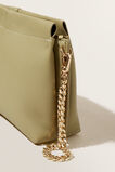 Chain Detail Clutch  Sage Green  hi-res