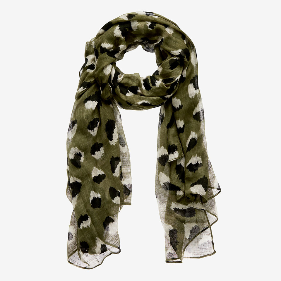 Abstract Ocelot Scarf  